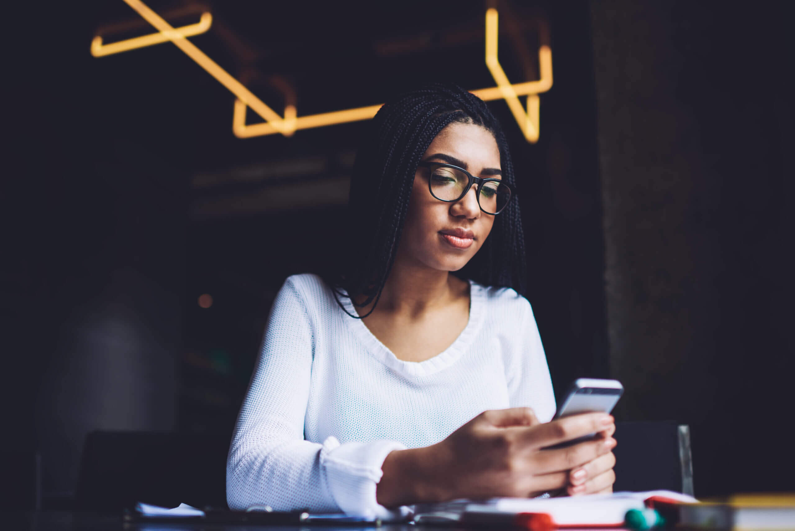 An actress browsing the internet for activities she can participate in this month.