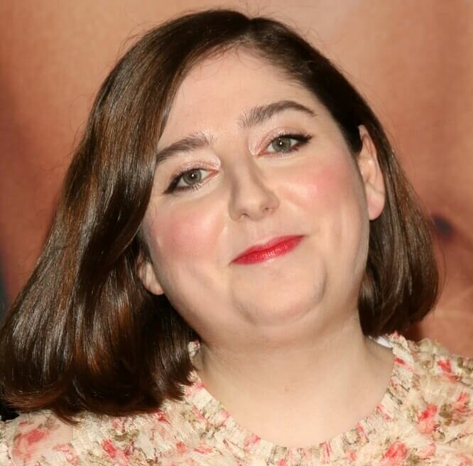 Samy Burch in a floral dress at the May December premiere.